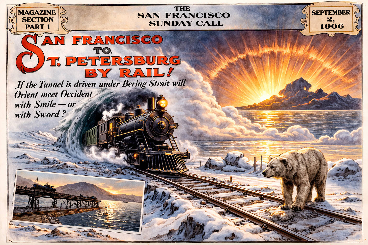 San Francisco to Saint Petersburg by Rail! 1906